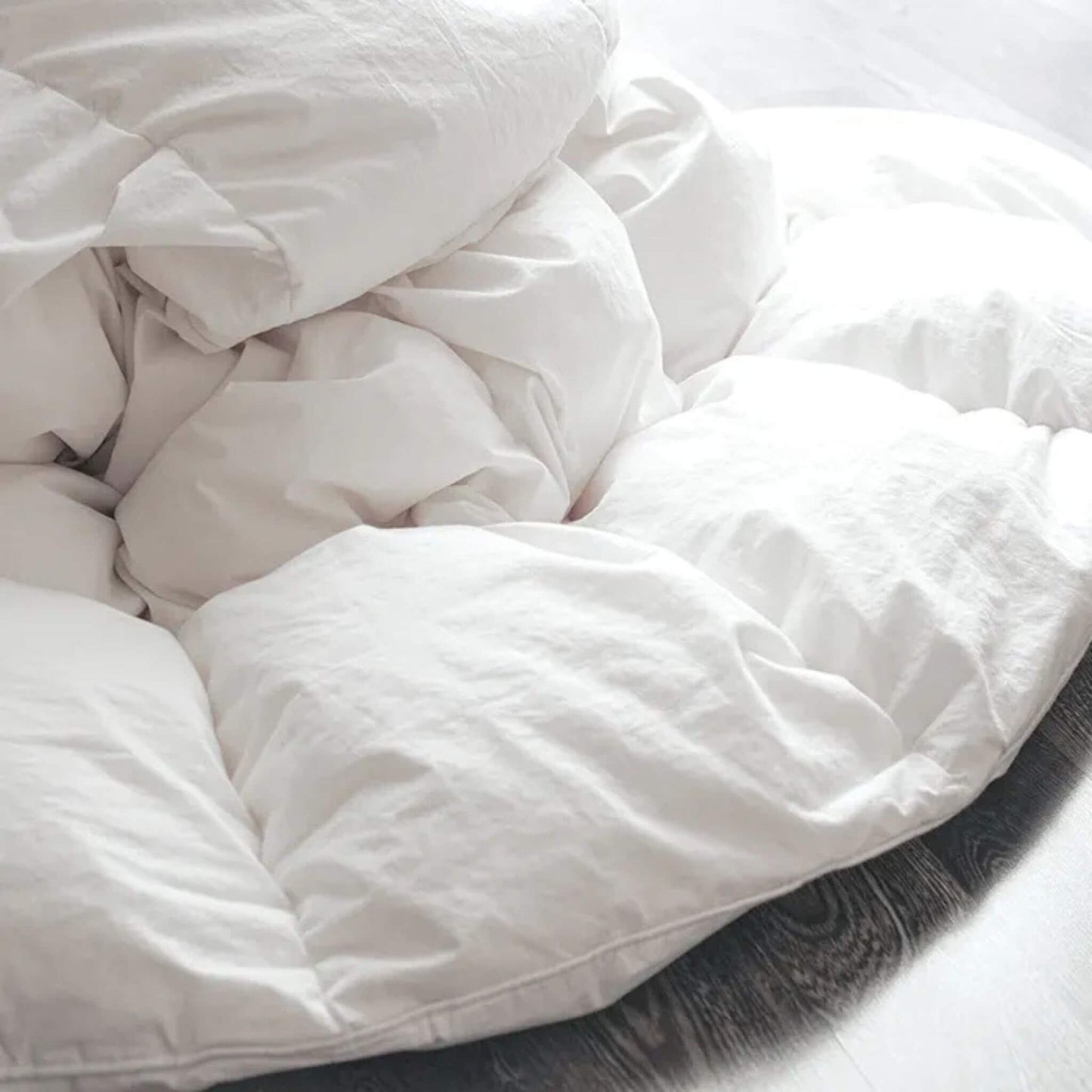 Kids Down Duvet Insert Comforter with Organic Cotton Fabric