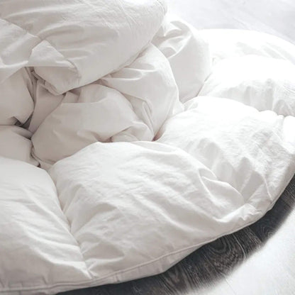 Kids Down Duvet Insert Comforter with Organic Cotton Fabric