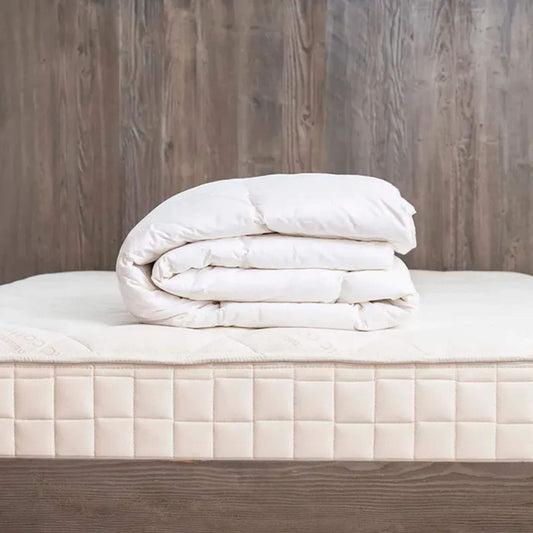 Kids Down Duvet Insert Comforter with Organic Cotton Fabric