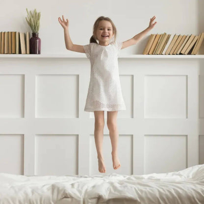 Kids Down Duvet Insert Comforter with Organic Cotton Fabric