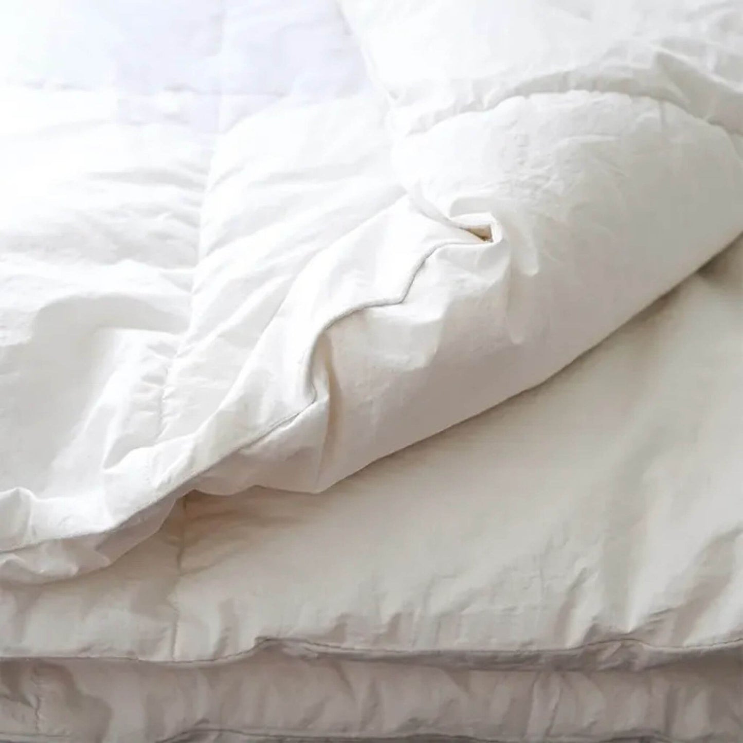 Kids Down Duvet Insert Comforter with Organic Cotton Fabric