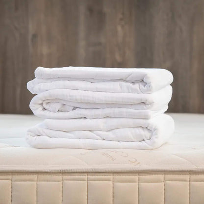 Kids Organic Cotton Breathable Muslin Duvet Cover & Sham Set