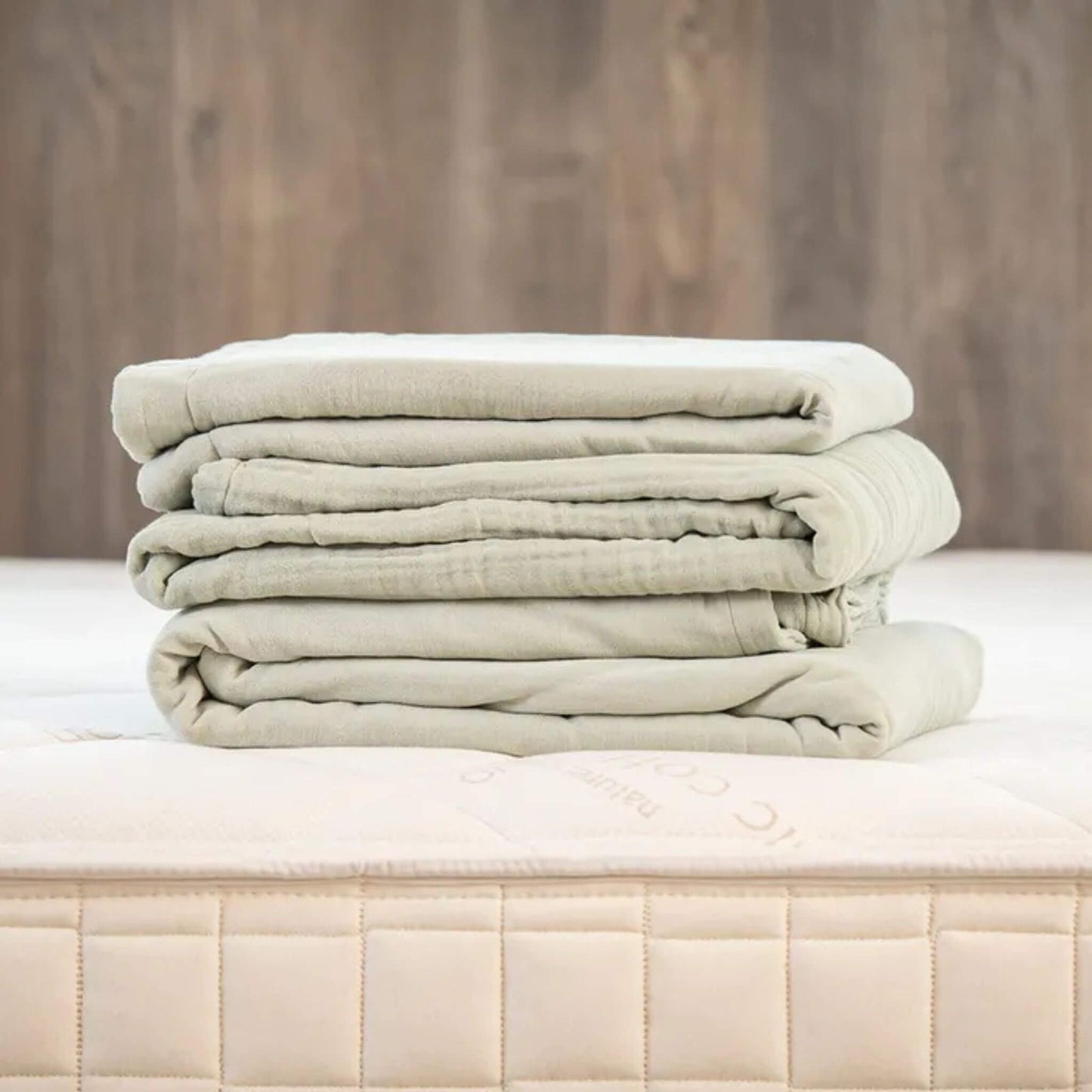 Kids Organic Cotton Breathable Muslin Duvet Cover & Sham Set