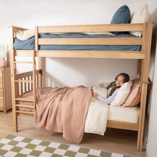 Kids Organic Cotton Waffle Duvet Cover & Sham Set