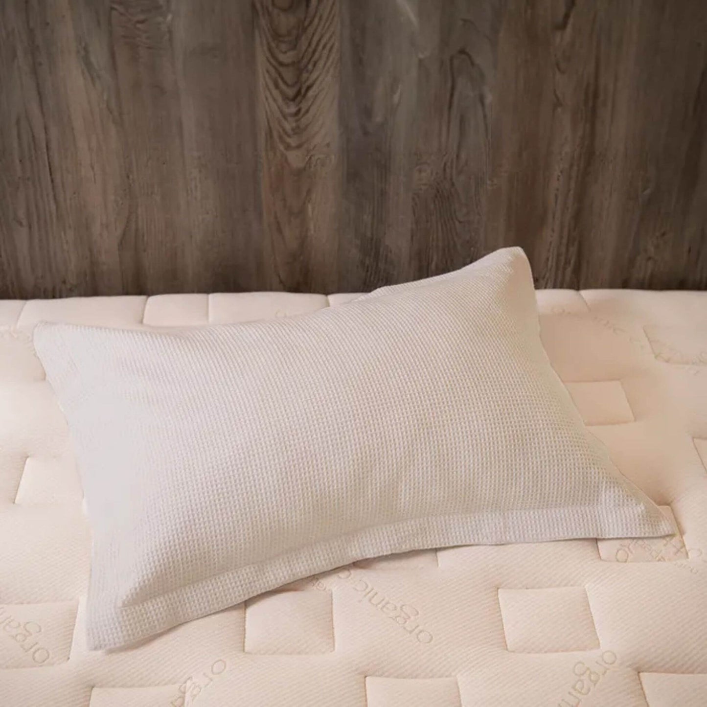 Kids Organic Cotton Waffle Duvet Cover & Sham Set