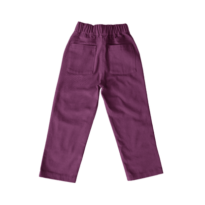 Organic Jules Pants - Plum