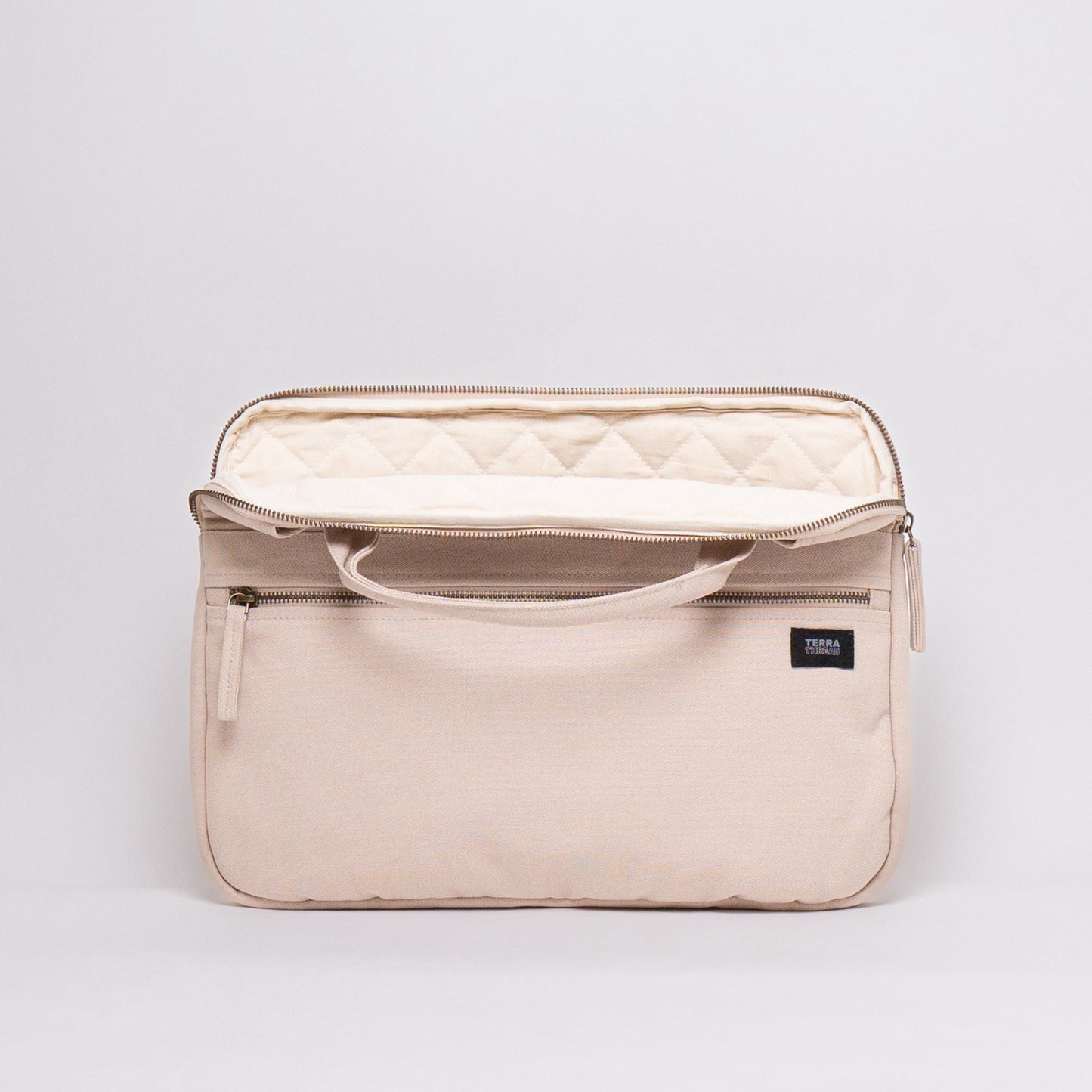 Organic Cotton Hasta Laptop Sleeve with Handles