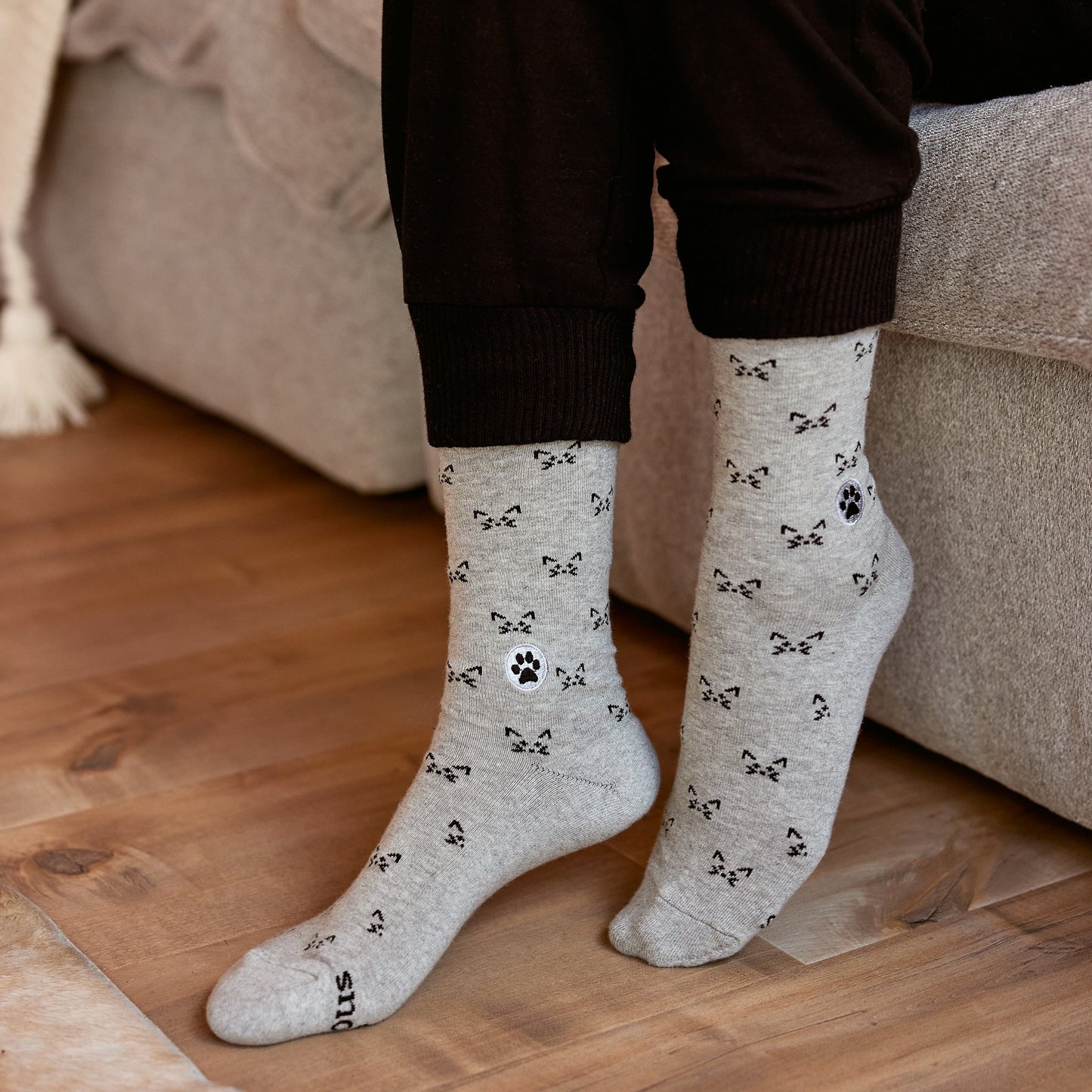 Save Cats Adult Socks Gift Box