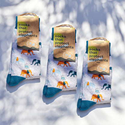 Adult Socks that Protect Elephants
