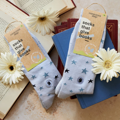 Adult Socks that Give Books