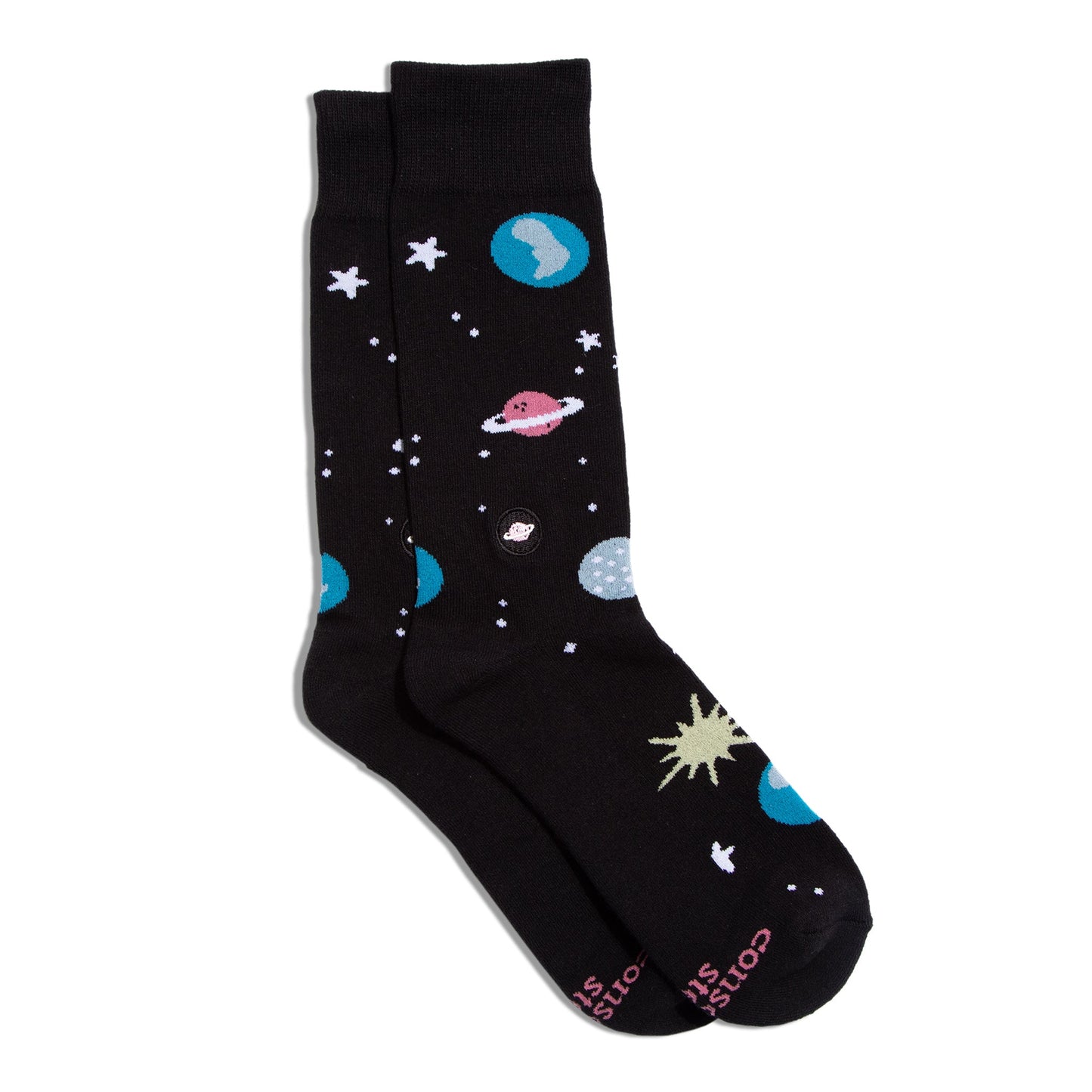 Adult Socks that Support Space Exploration