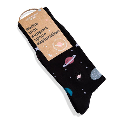 Adult Socks that Support Space Exploration
