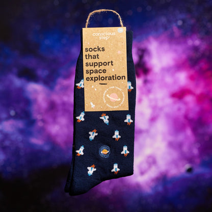 Adult Socks that Support Space Exploration