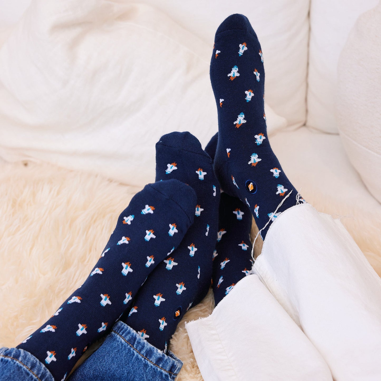 Adult Socks that Support Space Exploration