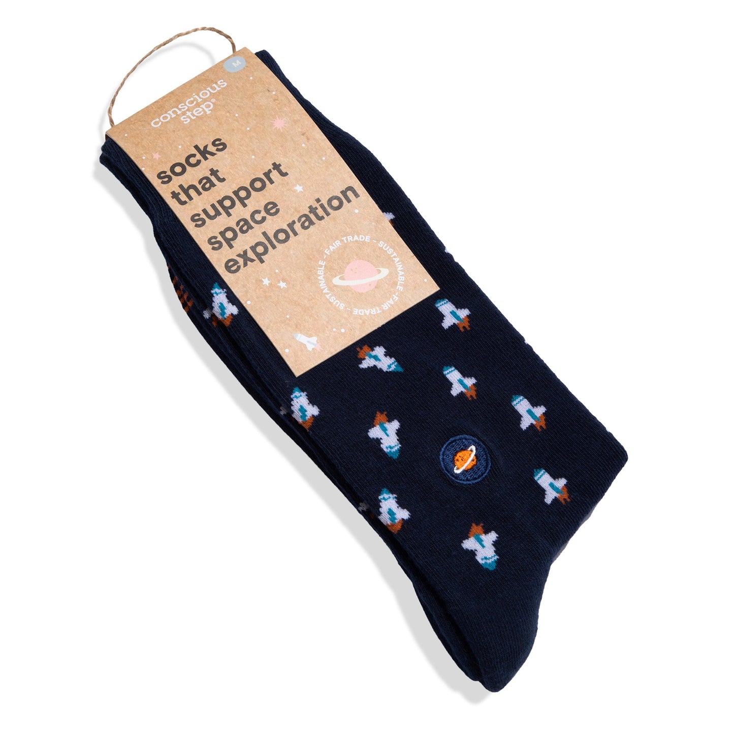 Adult Socks that Support Space Exploration