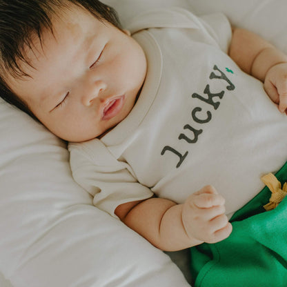 Organic Baby Graphic Bodysuit - Lucky