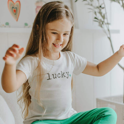 Organic Toddler Graphic Tee - Lucky