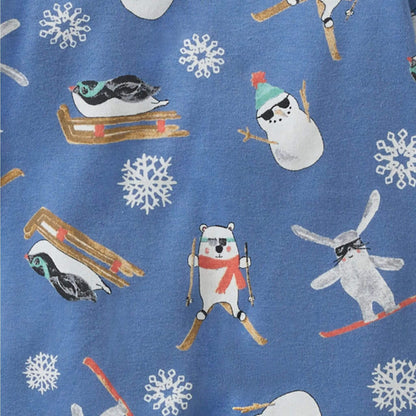 Organic Toddler & Kid Two-Piece Pajamas - Meet Me on the Mountain