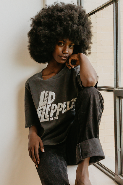 Adults Led Zeppelin Mothership 1968 Tee