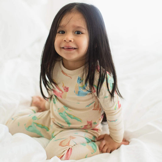 Mystical Dragons Organic Toddler & Kid PJ Set
