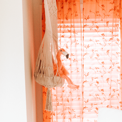 Organic Macrame Toy Hanging Basket