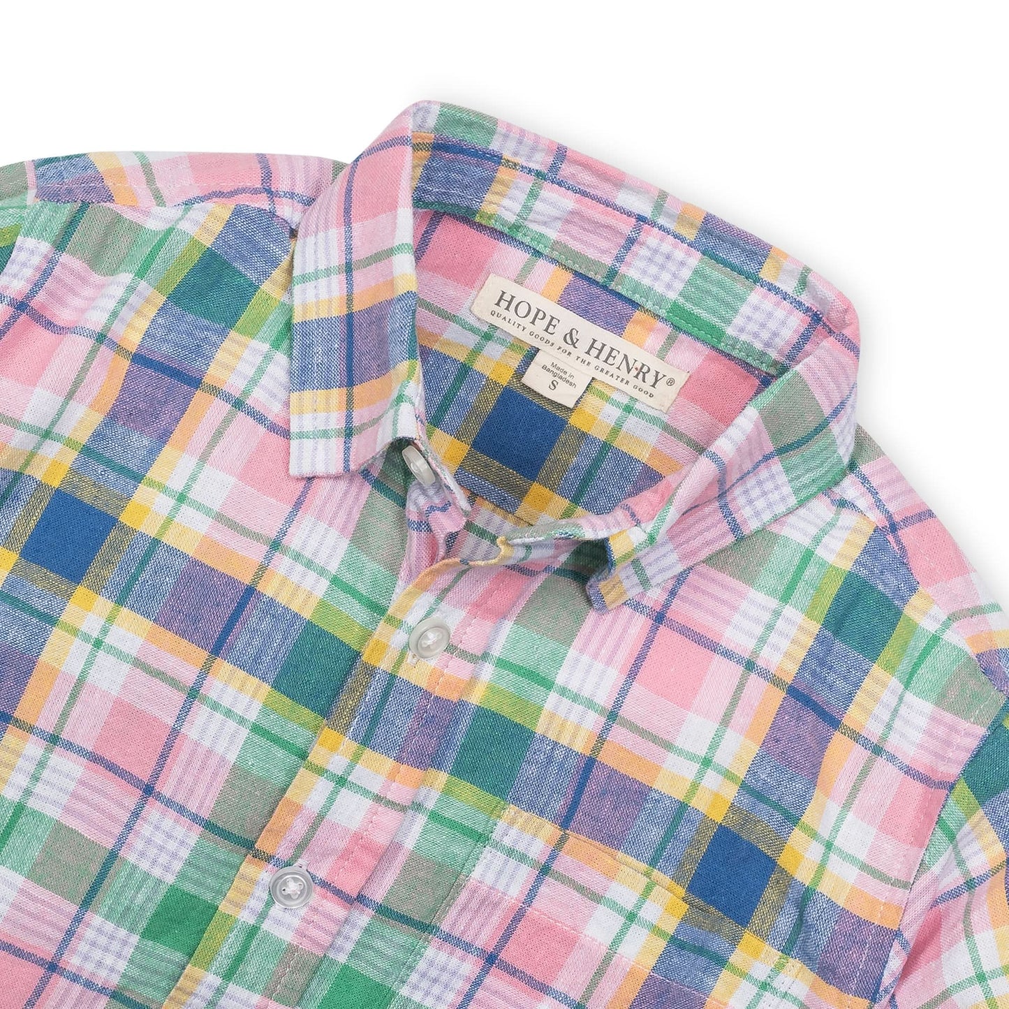 Boys Linen Button Down Shirt