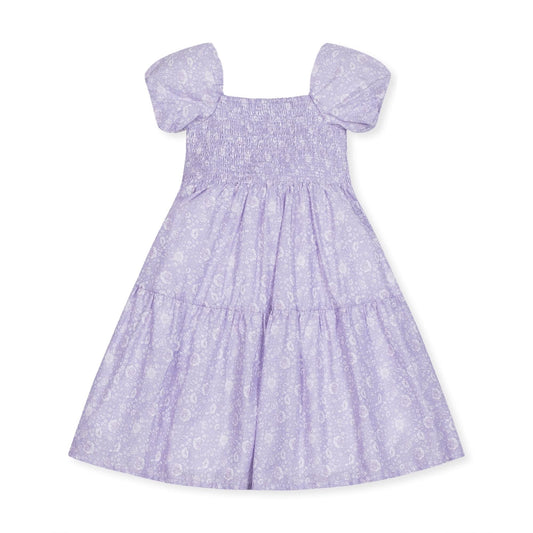 Smocked Bubble Sleeve Baby Girl Dress
