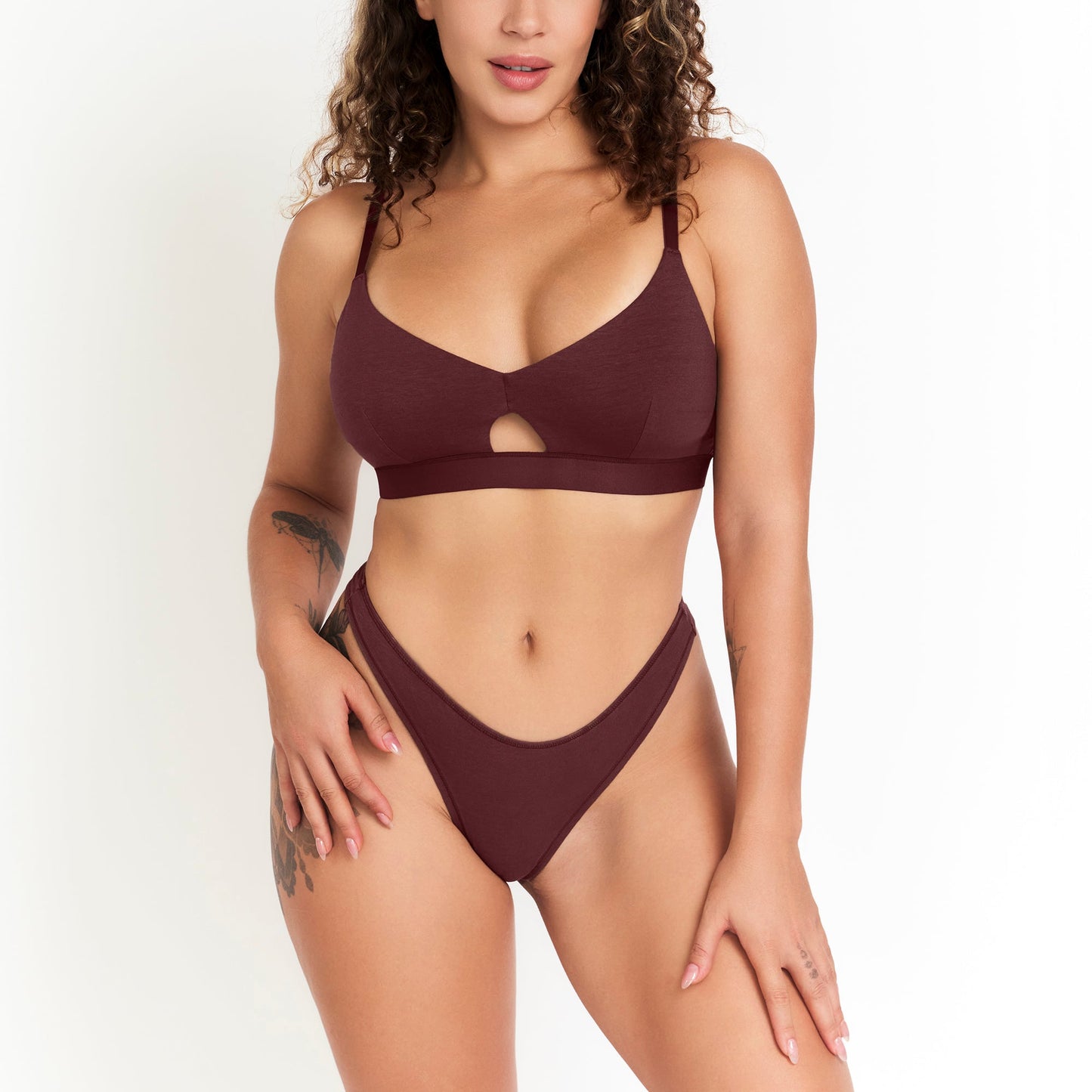 Women's Mid-Rise Thong - Sour Cherry
