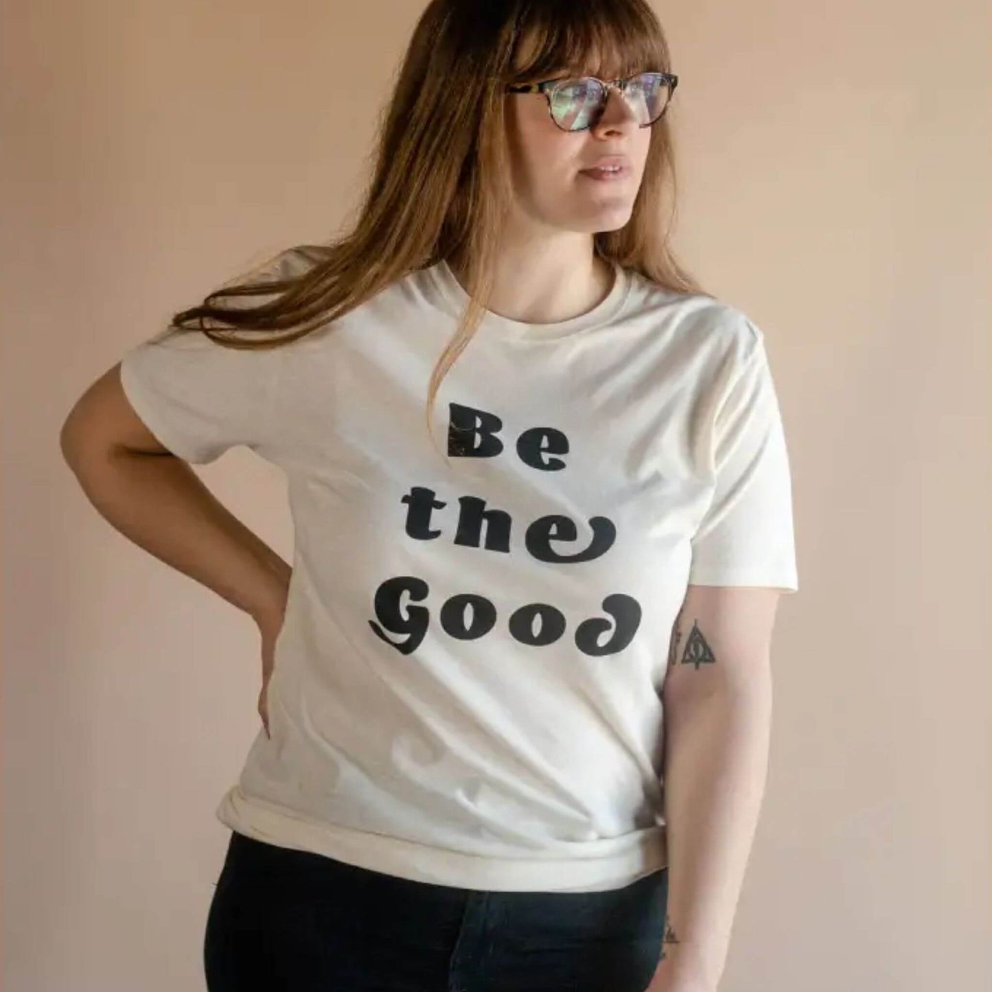 Organic Adult's Unisex Crew Neck T-shirt - Be the Good