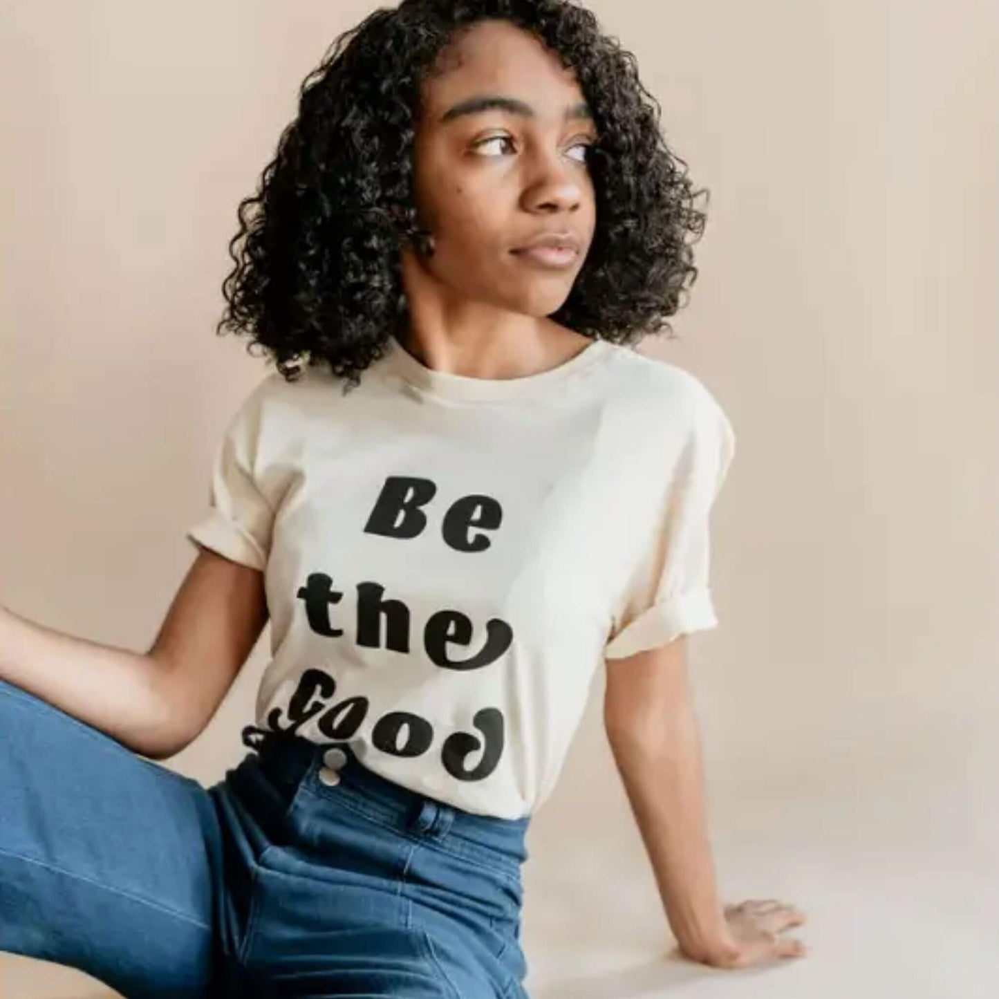 Organic Adult's Unisex Crew Neck T-shirt - Be the Good