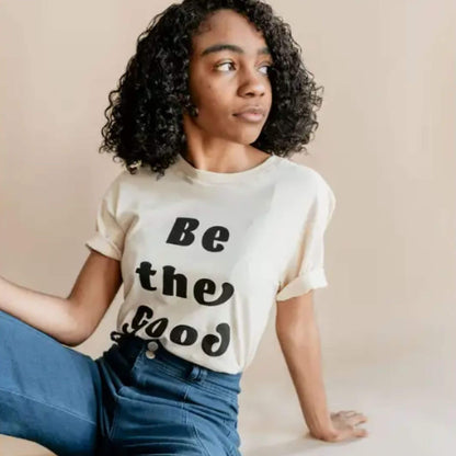 Organic Adult's Unisex Crew Neck T-shirt - Be the Good