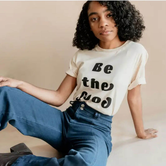 Organic Adult's Unisex Crew Neck T-shirt - Be the Good