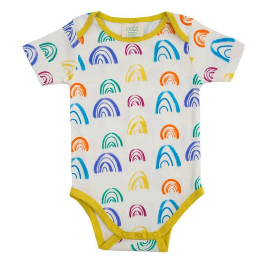 Organic Baby Bodysuit - Rainbow
