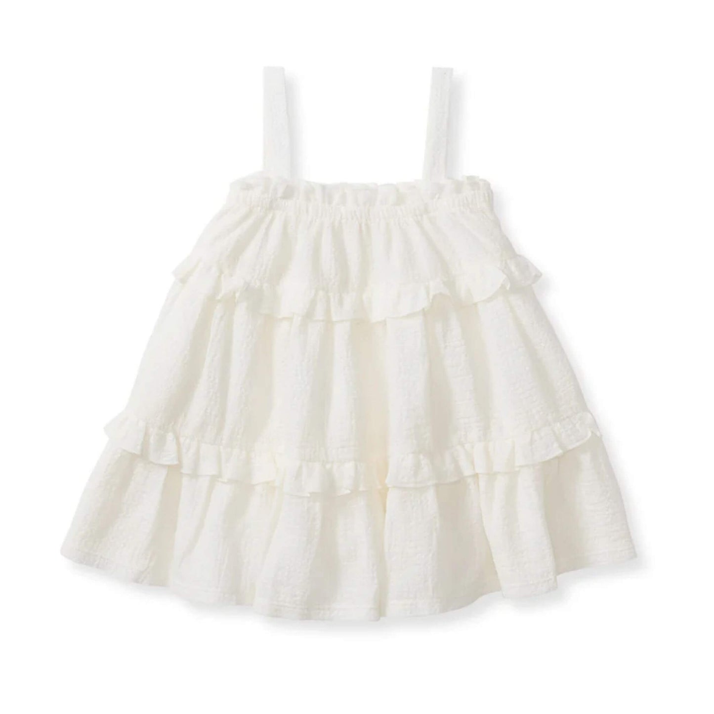 Organic Baby Cross Stitch Muslin Dress