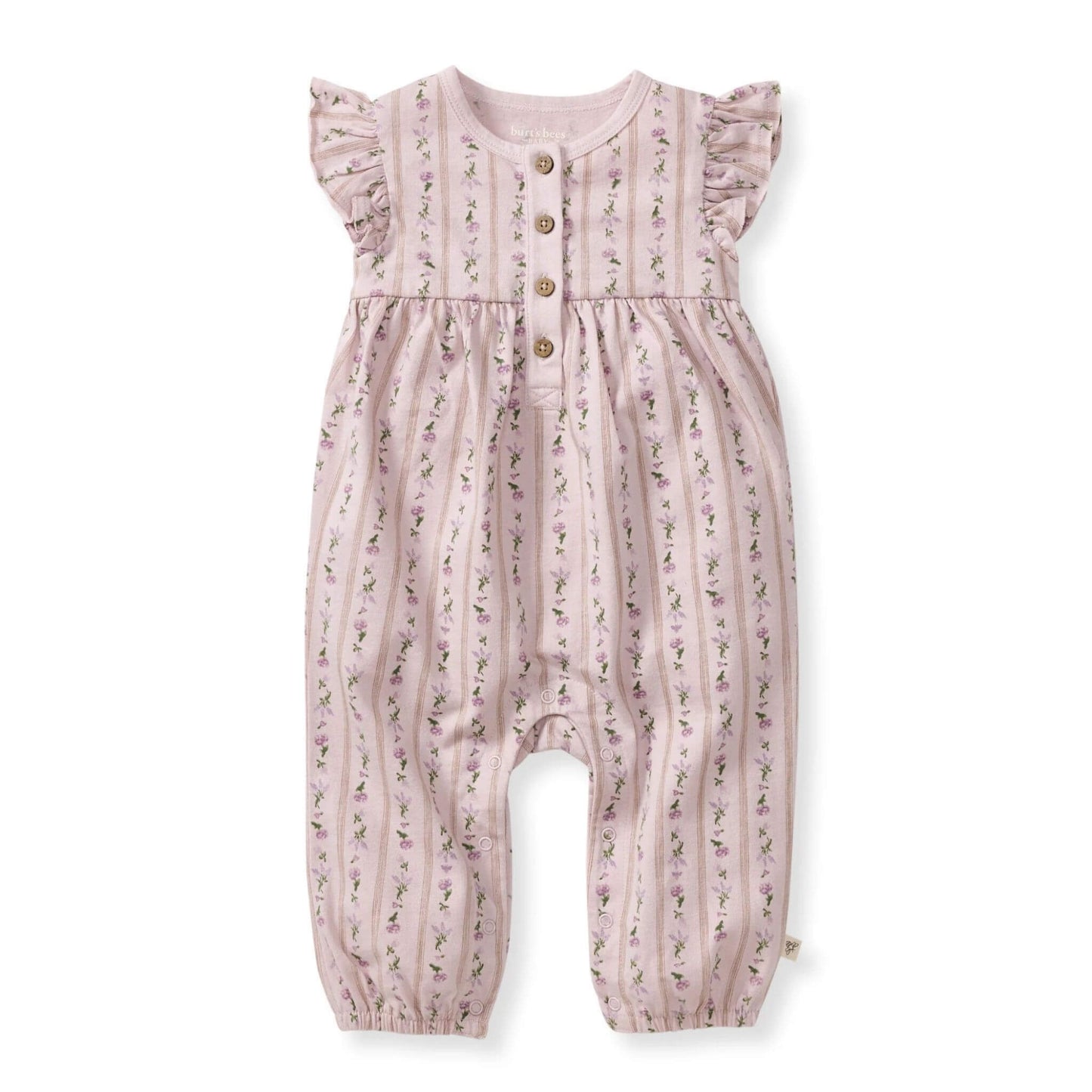 Organic Baby Farmhouse Floral Jumpsuit