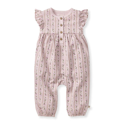 Organic Baby Farmhouse Floral Jumpsuit