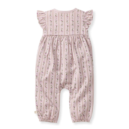 Organic Baby Farmhouse Floral Jumpsuit