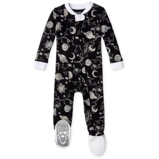 Organic Baby Footed Sleeper - Space Dreams