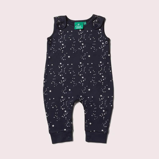 Organic Baby Overalls - Starry Night