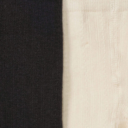 Organic Baby Ribbed Tights - 2 Pack