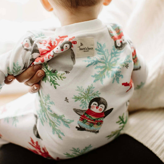 Organic Baby Sleep & Play - Cozy Penguins