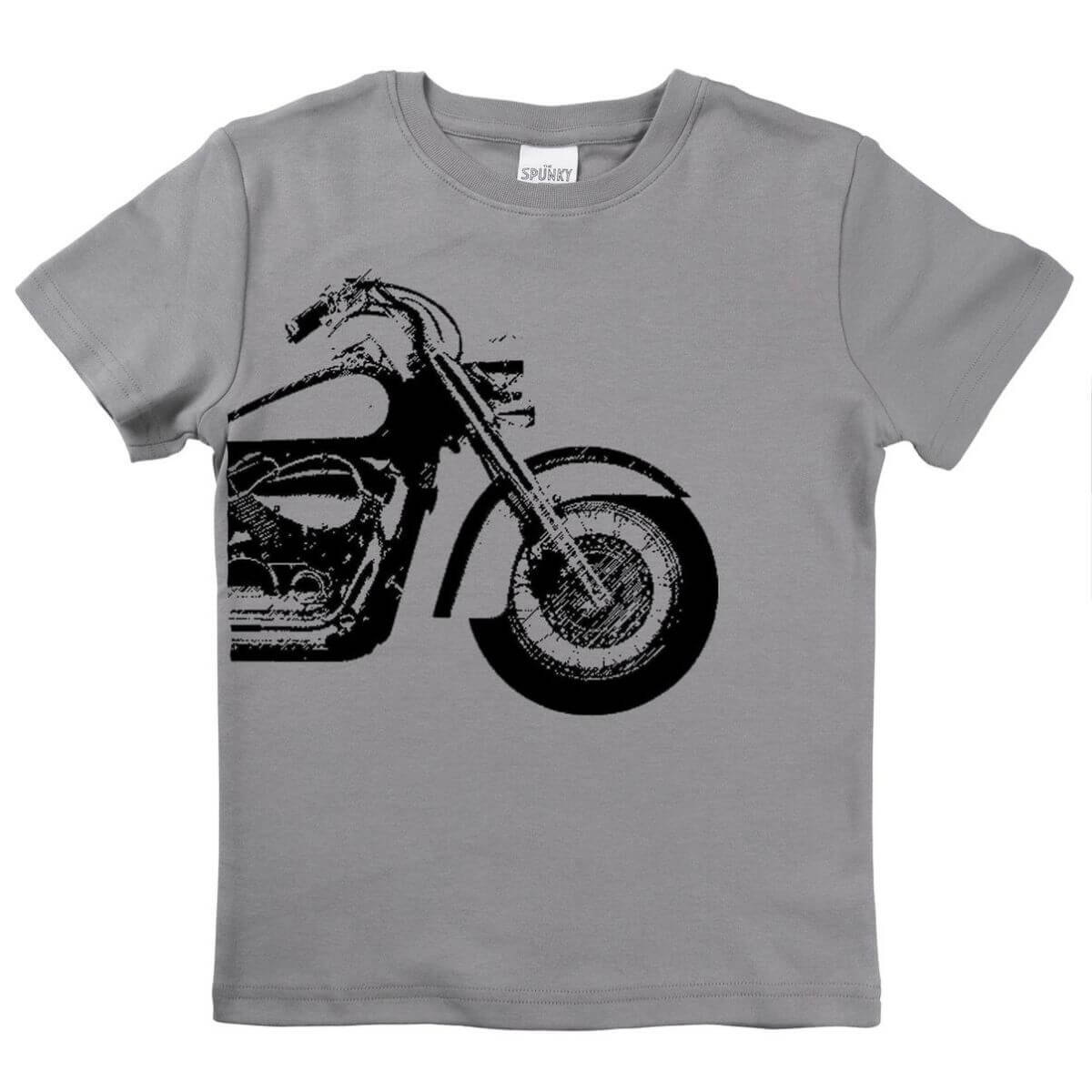 Organic Baby / Toddler Graphic Tee Shirt - Motorcycle
