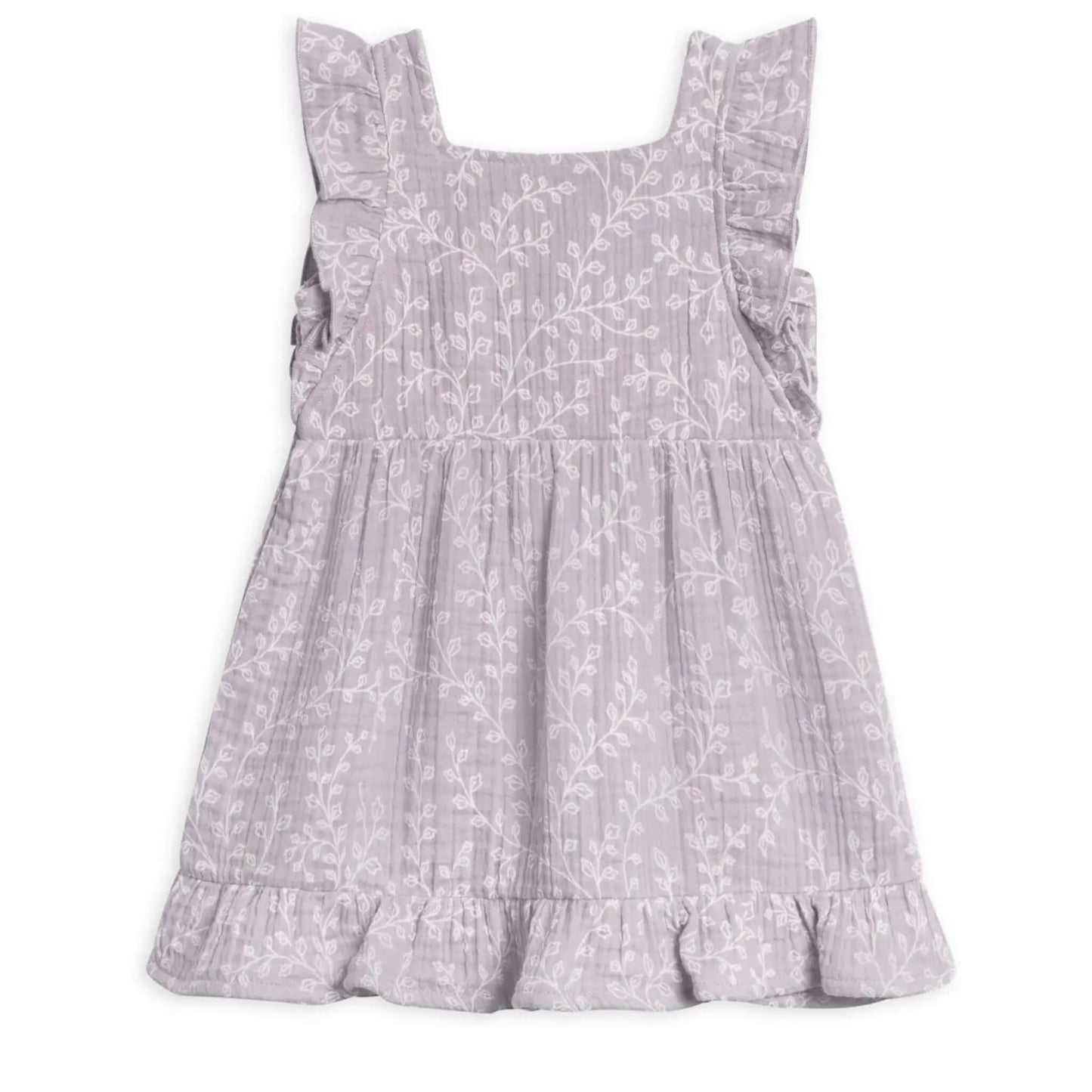 Organic Baby & Kids Jane Muslin Dress - Lucia Floral / Lilla