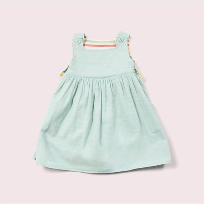 Organic Baby / Toddler Reversible Dress - Rainbow Stripe