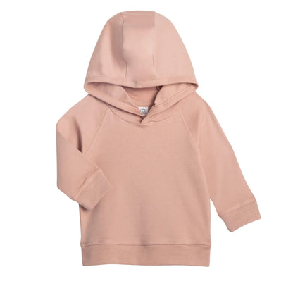 Organic Baby and Kids Madison Hooded Pullover - Blush