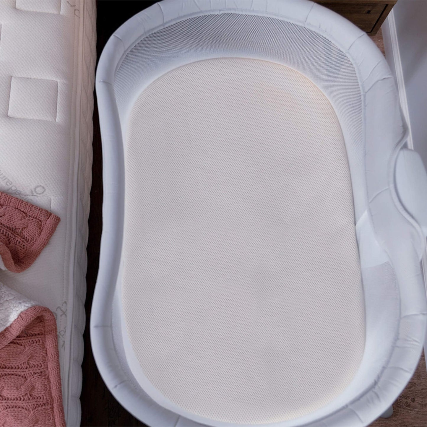 Organic Breathable Bassinet Mattress for Halo Bassinets