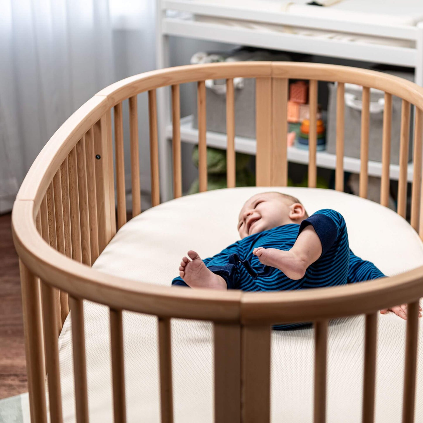 Organic Breathable Oval Crib Mattress (For Stokke Sleepi Bed)