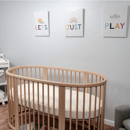 Organic Breathable Oval Crib Mattress (For Stokke Sleepi Bed)