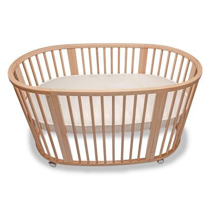 Organic Breathable Oval Crib Mattress (For Stokke Sleepi Bed)