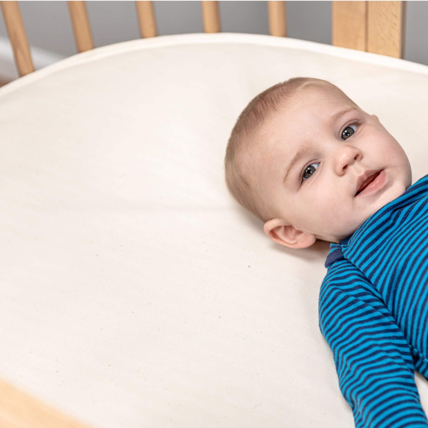 Organic Breathable Oval Crib Mattress (For Stokke Sleepi Bed)